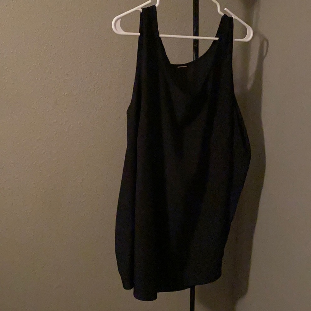 Black tank top